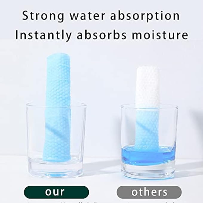 STRBOXONG 100 PIECES DISPOSABLE TOWELS, 100% COTTON DISPOSABLE TOWELS, DRY WIPES FOR FACIAL CLEANSING, THICKENED FABRIC, WET AND DRY, SUITABLE FOR ALL SKIN TYPES (20 X 20 CM) (2 PIECES) - Image 2